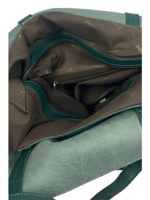 shopper donna grande in ecopelle verde Fez | 005NEW GREEN